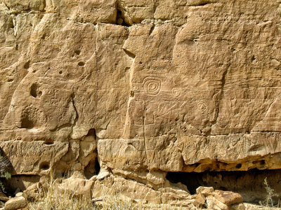 Petroglyphs at Chetro Ketl
