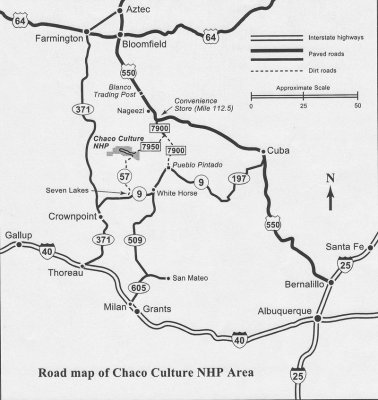 Road Map Chaco Culture NHP