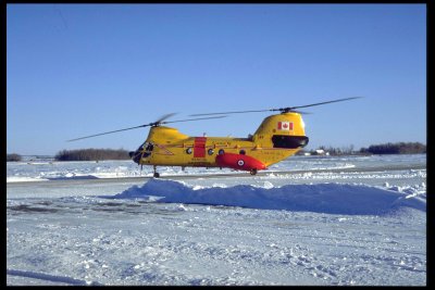CH113/113A Labrador Helicopter at Brandon Airport