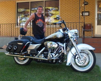 Perry and his Harley