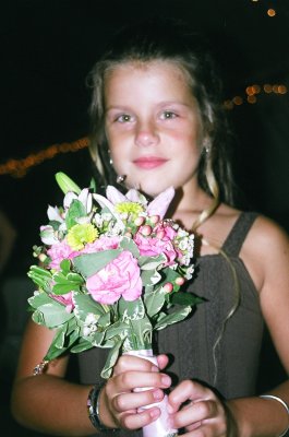 Bobbi caught the bouquet