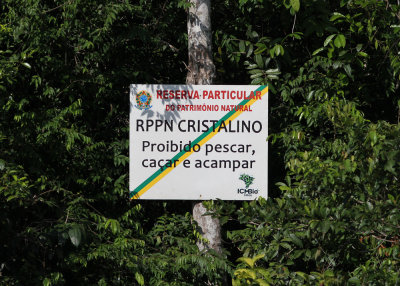 Entering Cristalino Reserve on Cristalino River 20111124.jpg