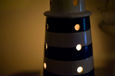 16th January 2013  lighthouse candle