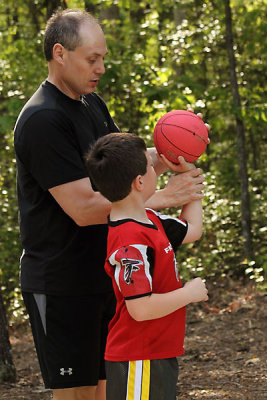 Dad helps David