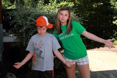 David & Jacklyn goofing off