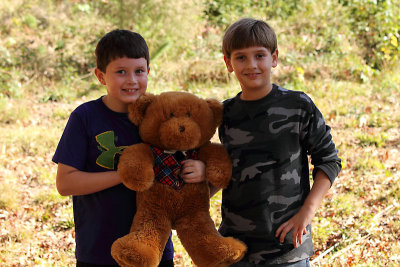 David and Jackson in Macon for Thanksgiving