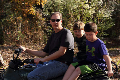 Four-wheeling fun with Uncle Nathan