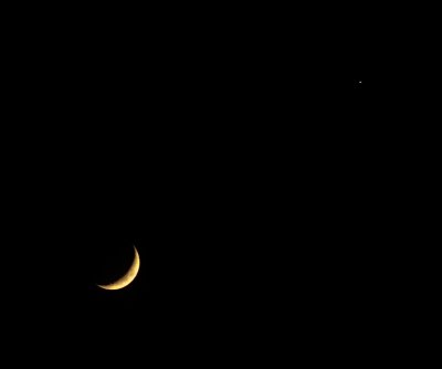 Moon and Jupiter - 14 April 2013
