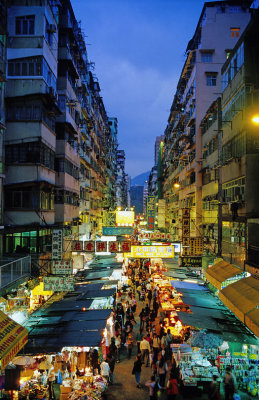 Market place in Mong Kok
