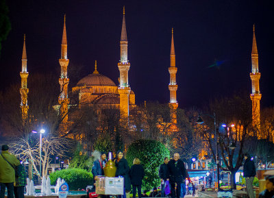 The Blue Mosque from Haghia Sophia