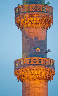 Detail of Blue Mosque minaret