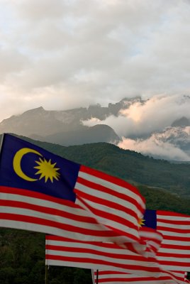 View to Mt. Kinabalu