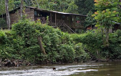 Locals living along the river