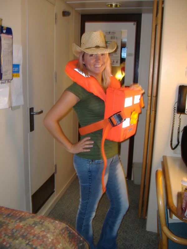 she makes a life jacket sexy