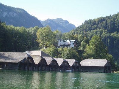 Boat Huts at Koennigssee