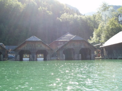 Boat Huts at Koennigssee