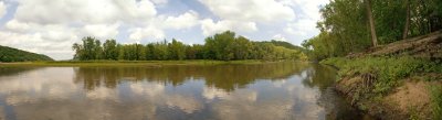 Kinnickinnic State Park River Delta Panorama