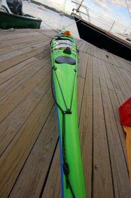 Kayak On The Dock - Castine