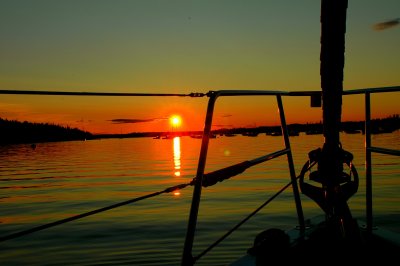 Sunset - Fox Isle Thorofare