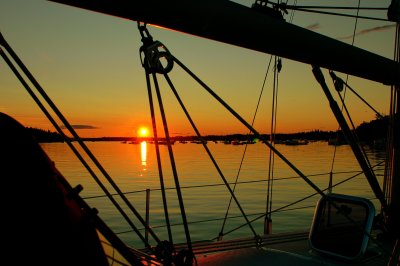 Sunset - Fox Isle Thorofare