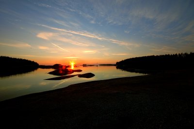 Sunrise Hells Half Acre Island