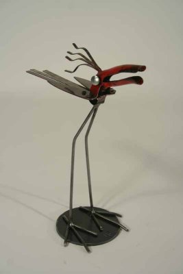 red grass shear bird
