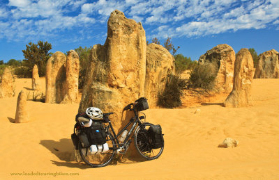 395    Mirjam touring Australia - Multicycle Extreme touring bike