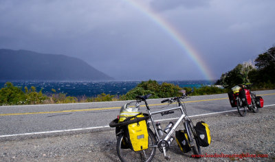 424    Shelley & Mark touring Argentina - Koga Miyata World Traveller touring bikes