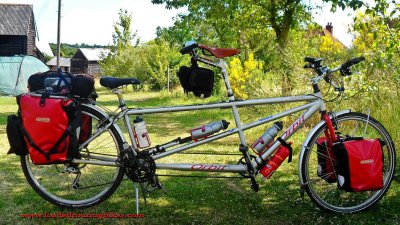 426    Steve & Ellie touring England - Orbit Routier touring bike