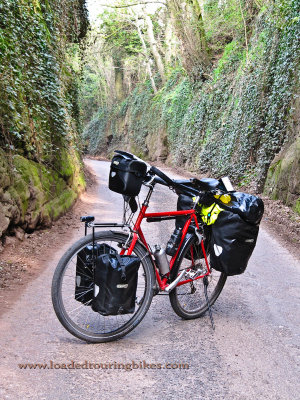 433    Frank touring Ireland - Vittorio Randonneur touring bike