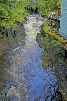 Ketchikan Creek above Creek Street