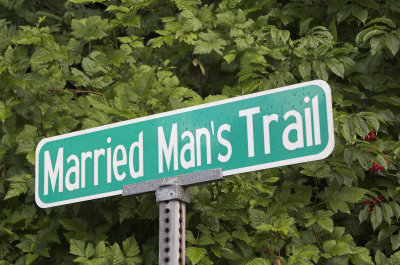 Trail that leads to and from the respectable part of town