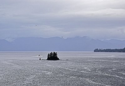 Island at the end of the channel