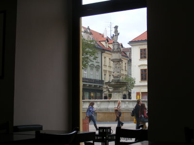 From a coffee house in Bratislava
