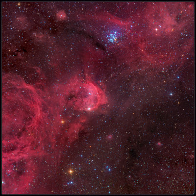 NGC3324 and NGC3293