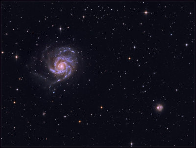 Messier 101 and NGC 5474
