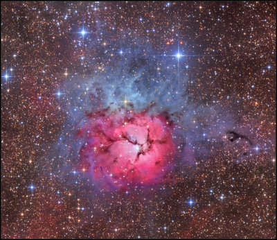 M20 The Trifid nebula