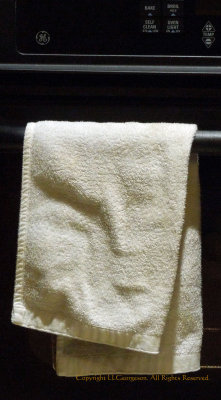 Face On A Kitchen Towel