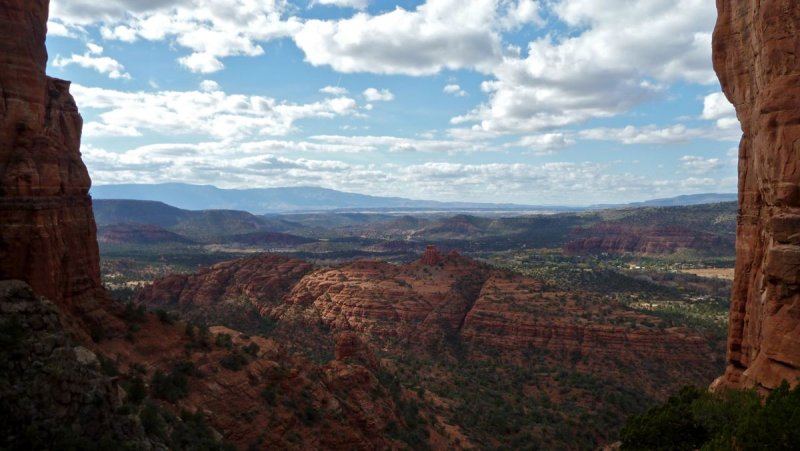 Cathedral Rock saddle. 