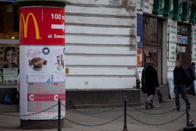 Krakow McDonalds sign
