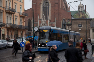 Krakow tram-Pl Wszystkich Sw