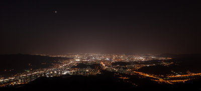 Shikjangsan moon panorama
