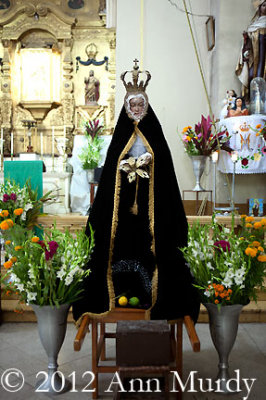 The Virgin of Soledad in Mitla