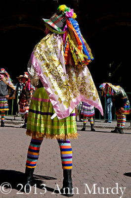 Back of dancer from Toluca de Guadalupe