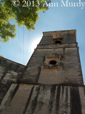 Belltower Ex-Convento Francisco in Tlaxcala
