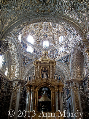 La Capilla del Rosario in Puebla