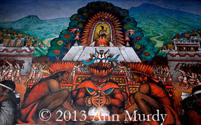 Mural detail in Tlaxcala