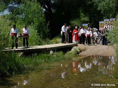 Blessing acequia