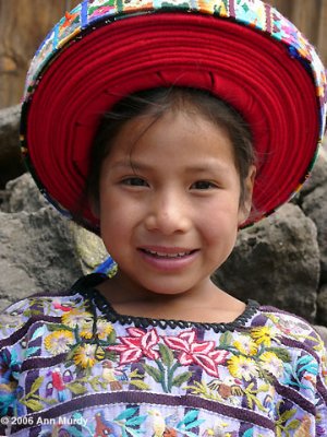 Little girl wearing tocoyal