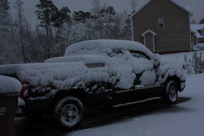 my black truck turning white.jpg